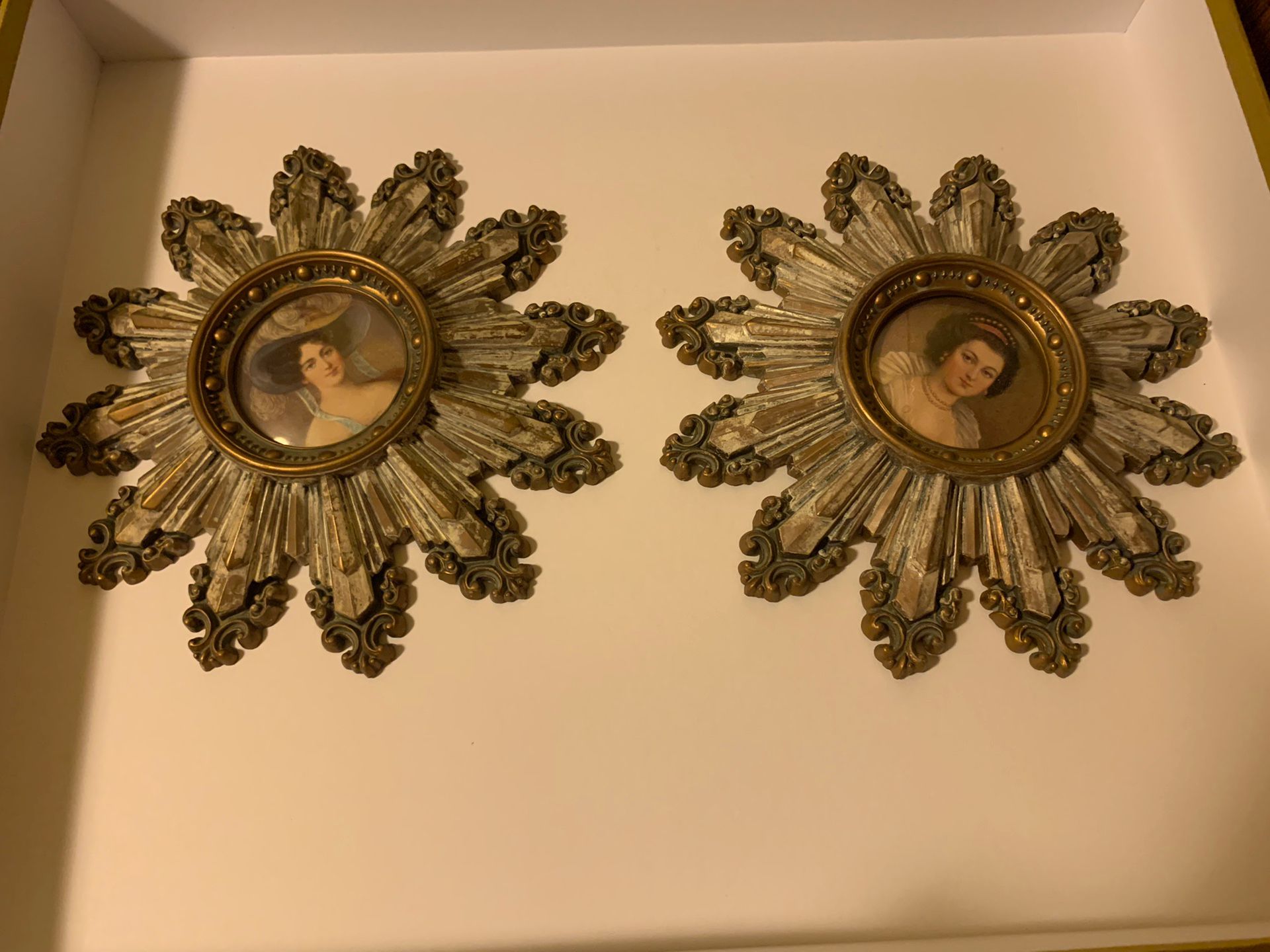 Antique Flower Frames 