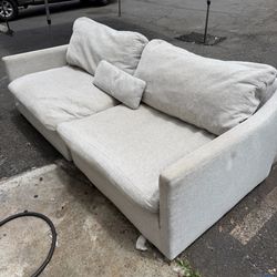 Free Living Spaces Sofa Couch - Loose Armrest - Can Be Repaired - pick up near SDSU