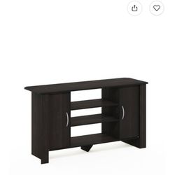 Tv stand entertainment center espresso