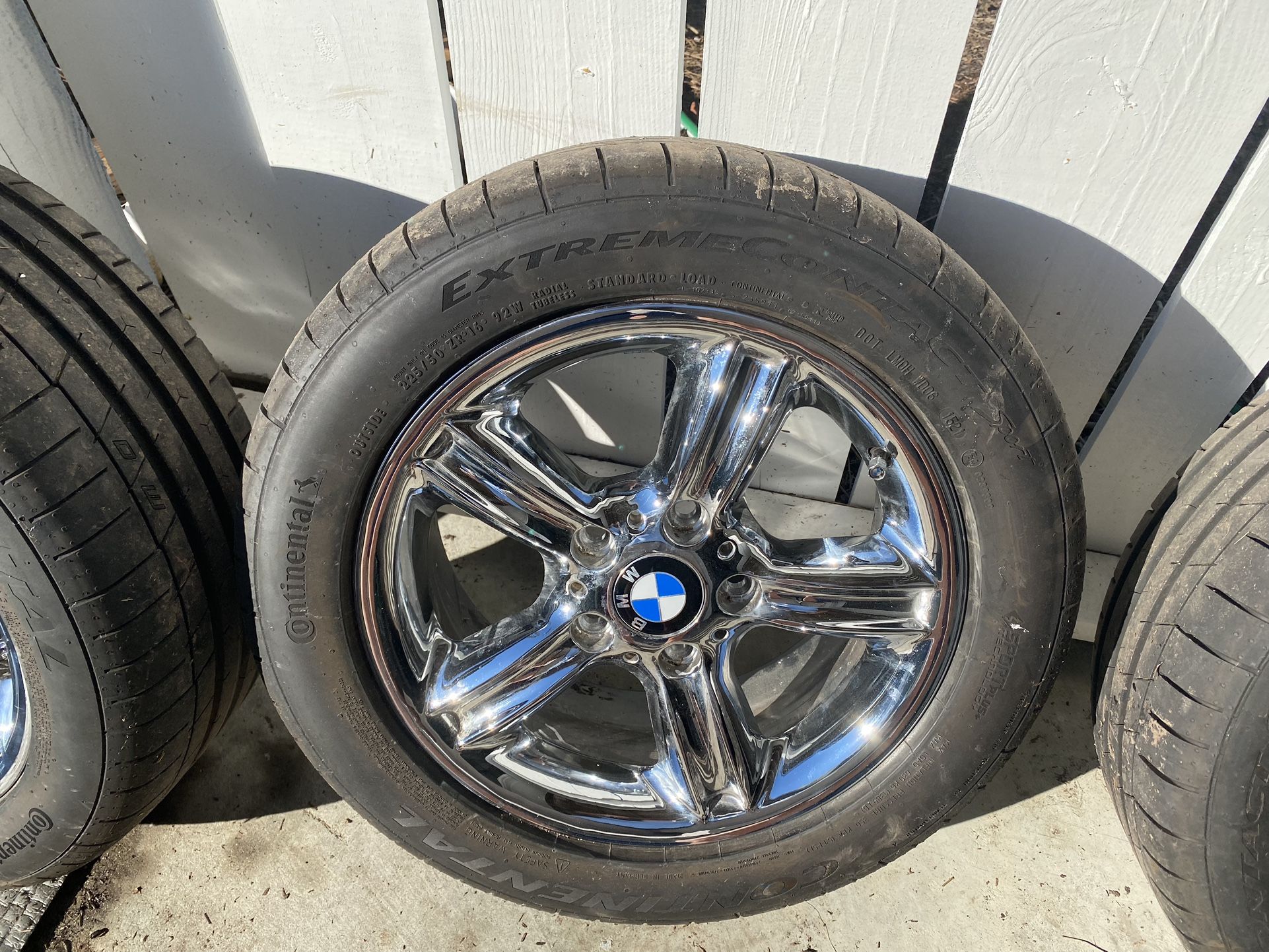 16” Authentic BMW Rims Wrapped In New Z Rated Continental.s