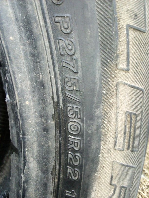 Three 22" Tires