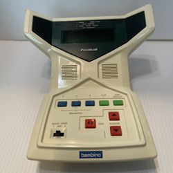 Vintage BAMBINO  Football  Electronic Handheld tabletop Video Game Works Great!