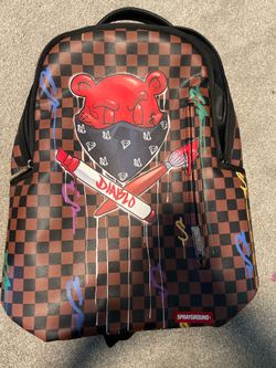 Spray ground backpack