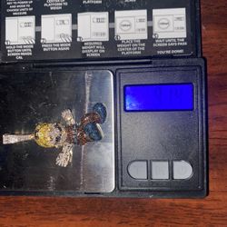 10k Mario Pendant With Real Diamonds