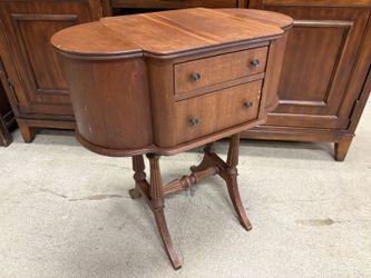 Vintage Martha Washington Style Sewing Cabinet