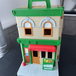 Rare Sesame Street Hoopers Store Play House