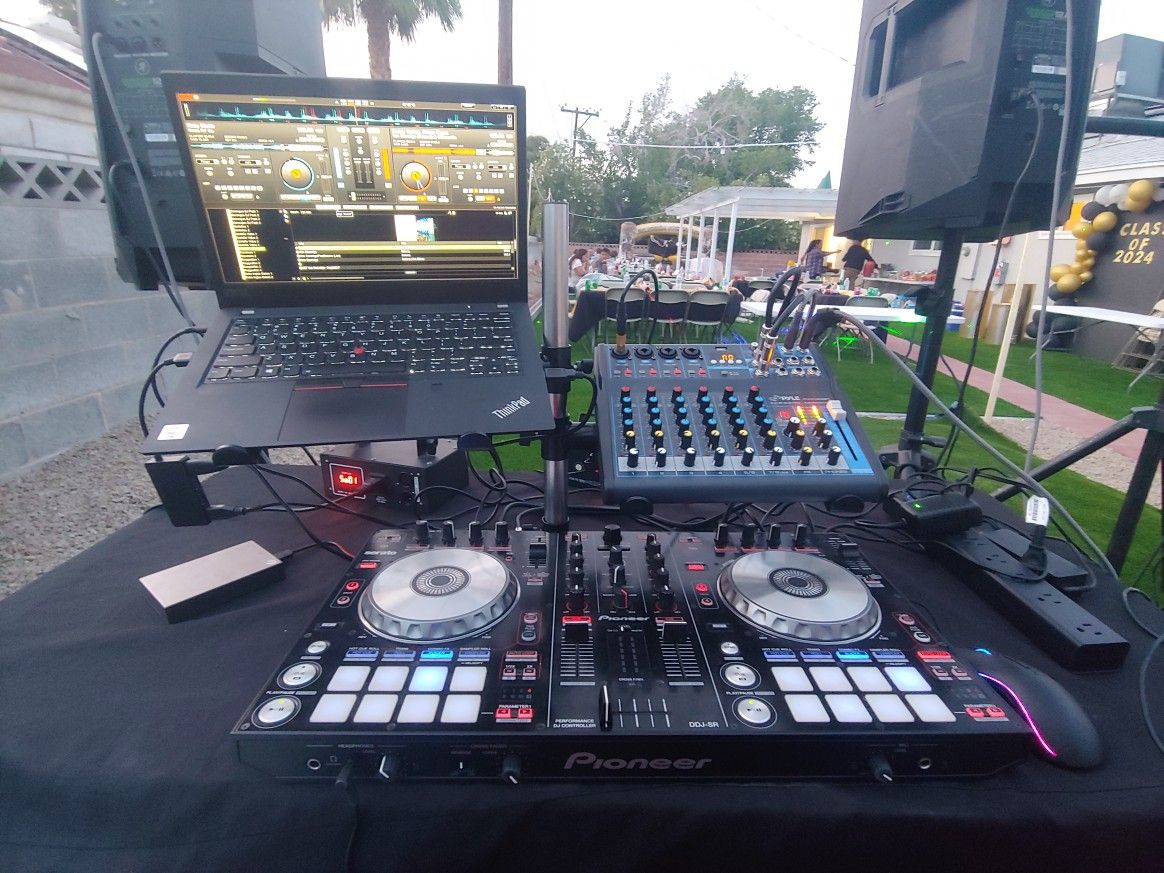 Dj Stuff Microphones Lights Audio Mixer