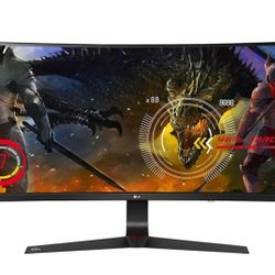 LG 34UC89G-B 34 Inch 21:9 UltraGear Full HD IPS Curved LED 166 Hz Gaming Monitor with G-SYNC