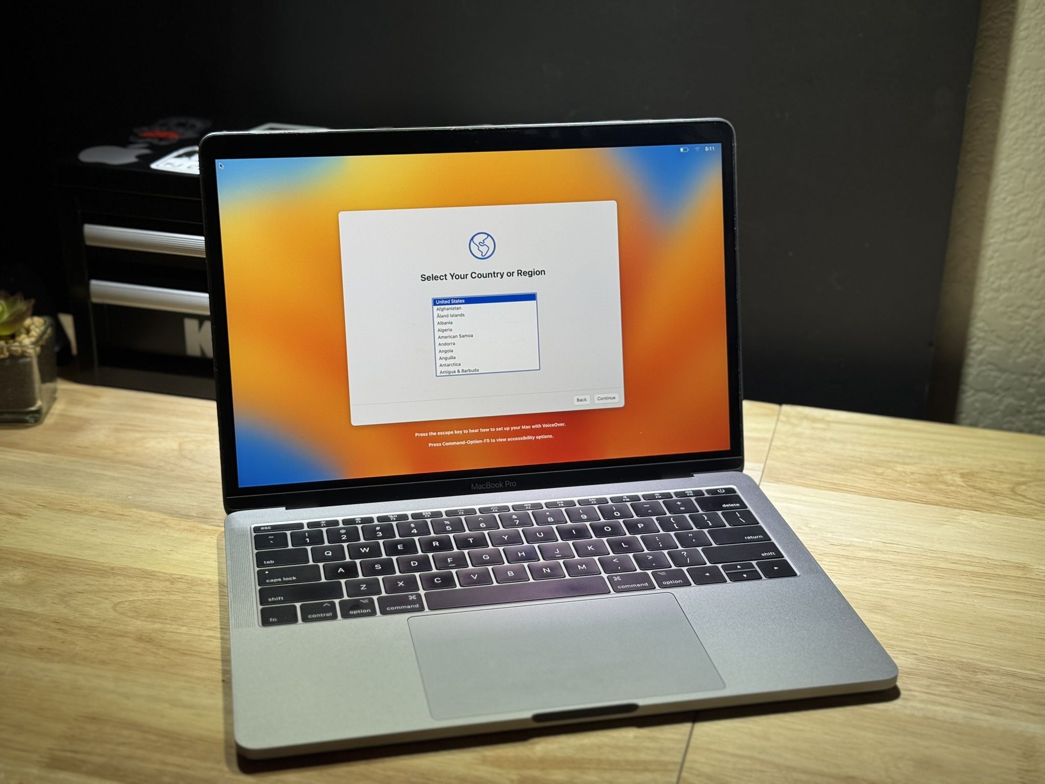 13” Apple MacBook Pro Space Gray With Charger 