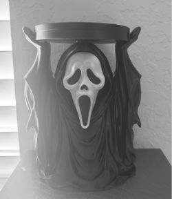 Ghostface candle holder $20