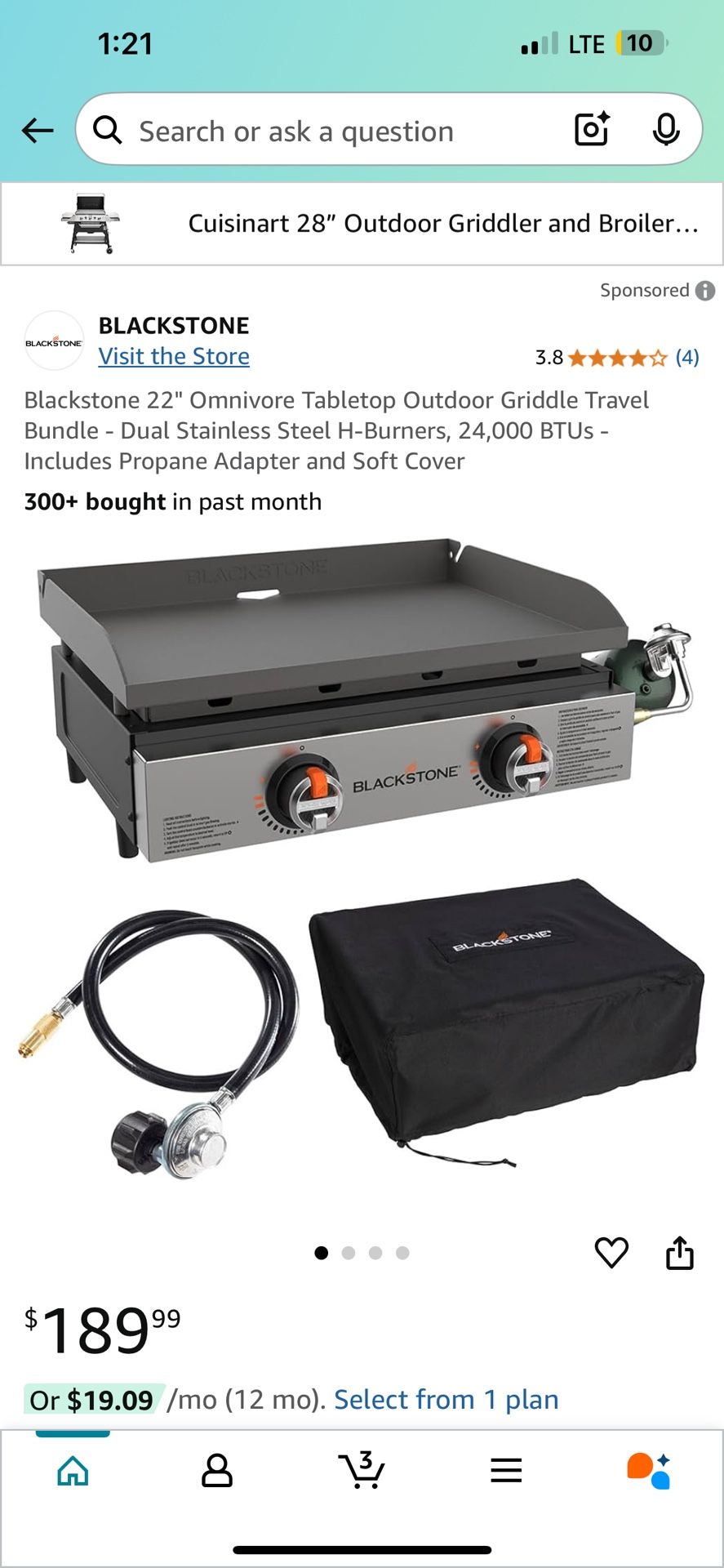 blackstone tabletop griddle brand new in box