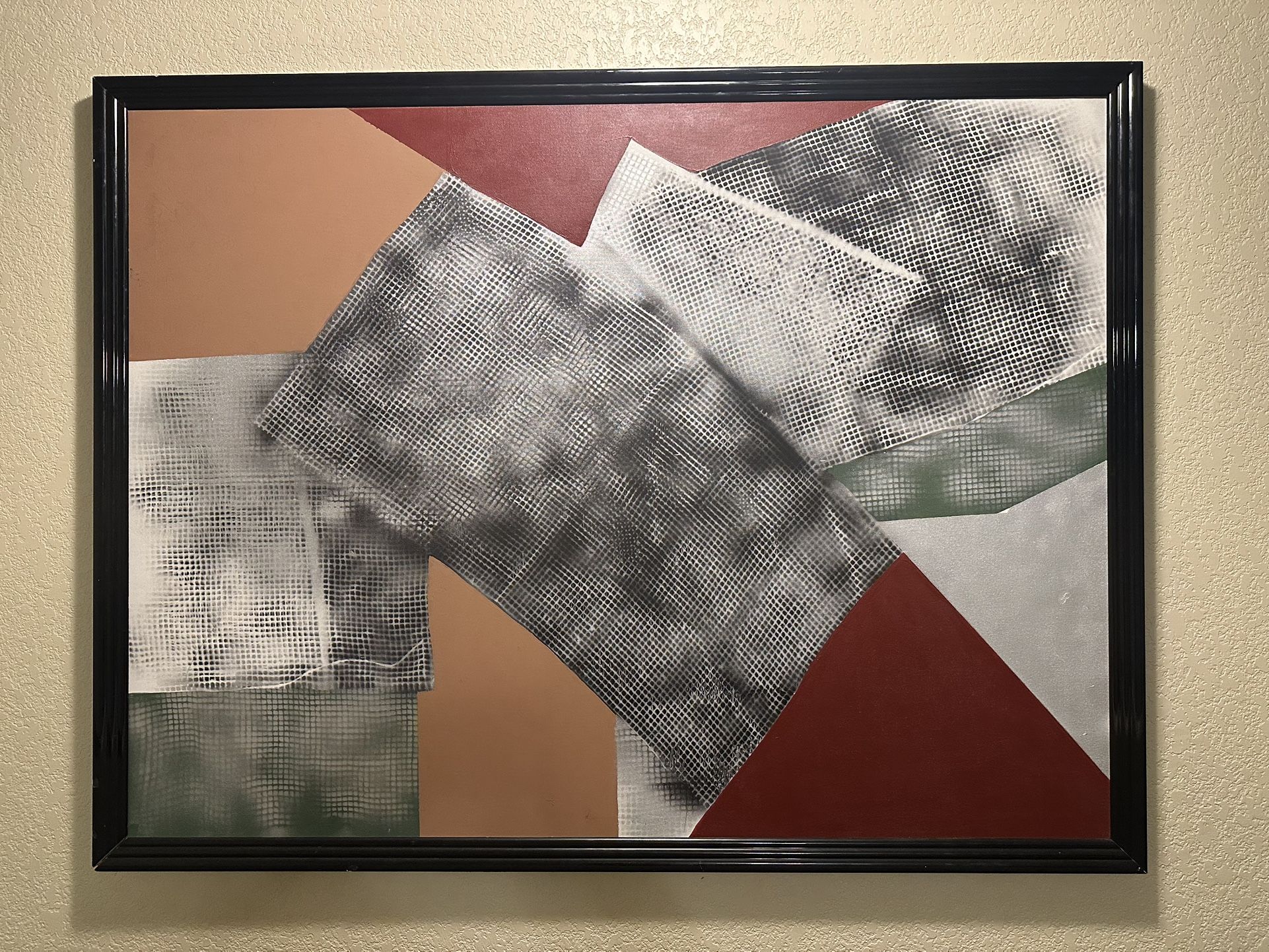 Modern Abstract Framed Artwork / Painting - Moving Sale!!