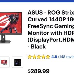 ASUS ROG Strix 27' / Republic of gamers monitor