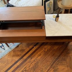 West elm 60” Pop Up Coffee table