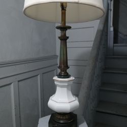 Vintage 60s Lamp Brass/ceramic Pefect Condition