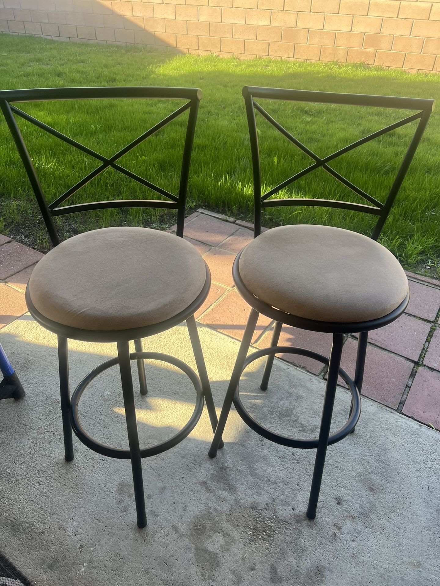 Bar Height Swivel Stools (2)