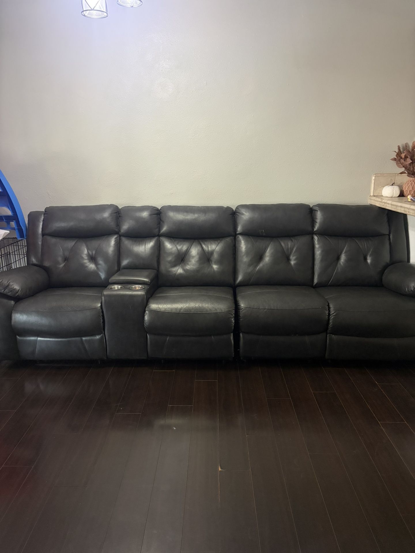 leather couch