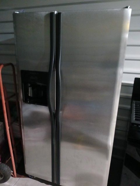 Stainless Steel GE Fridge