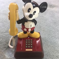 Mickey Mouse Phone Actual Real Working Phone 