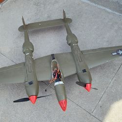 Phase-3 "P-38" Lightning R/C Fighter Plane