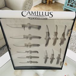 Camillus Carbonitride Titanium Hard To Find Folding Knife Store Display Case 