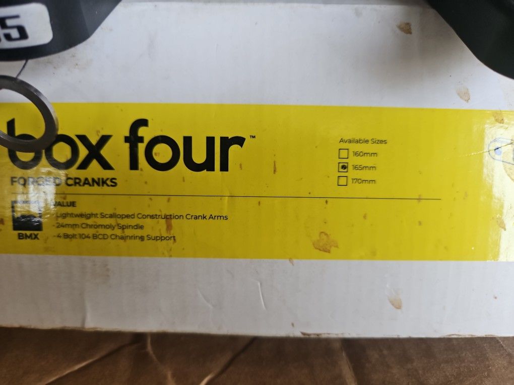 BOX FOUR FORGED CRANKS box four クランク 160㎜