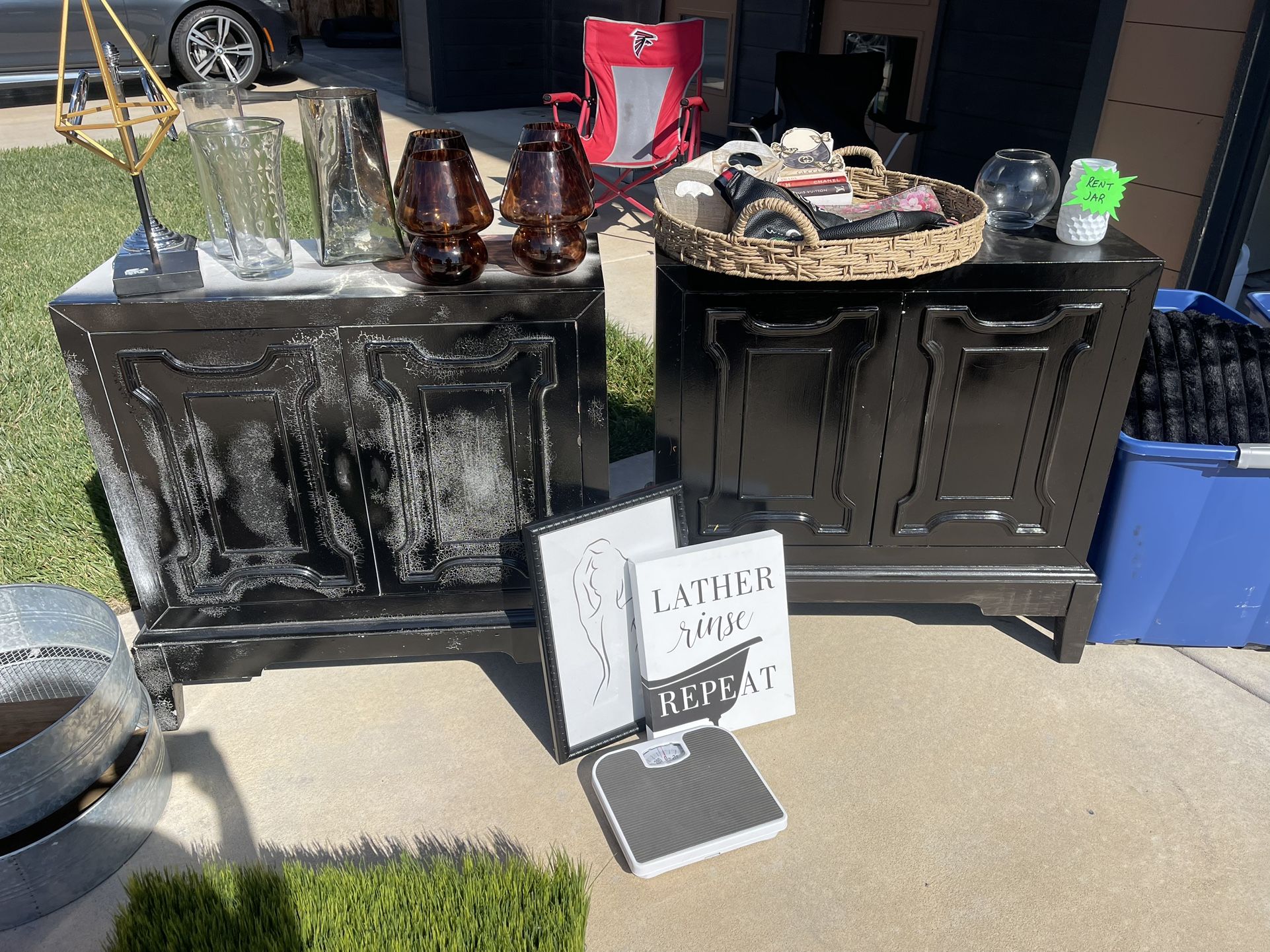 Black Dressers/Cabinets
