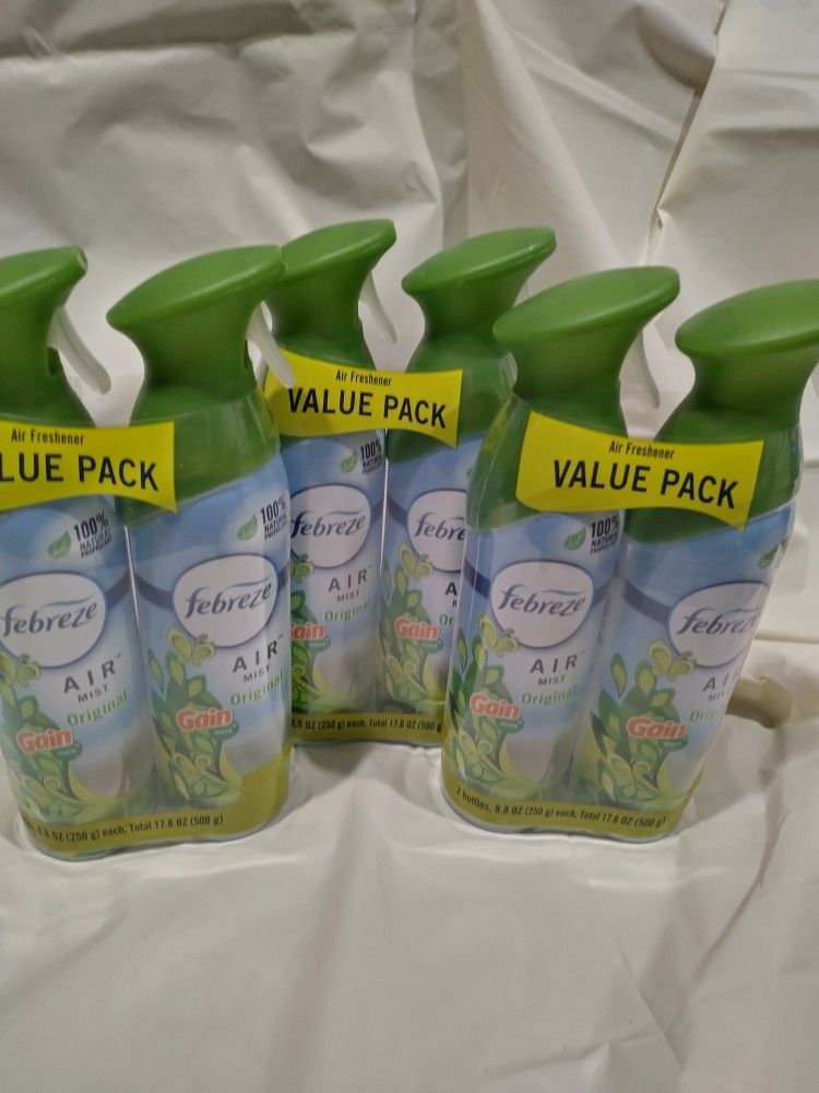 Febreeze Air Mist Spray Double Package 8.8 X3