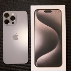 iPhone 15 pro max Unlocked 256gb
