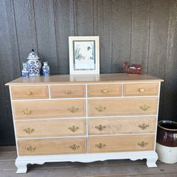 Solid Wood 10 Drawer Dresser 