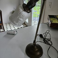 Antique Brass Desk Lamp