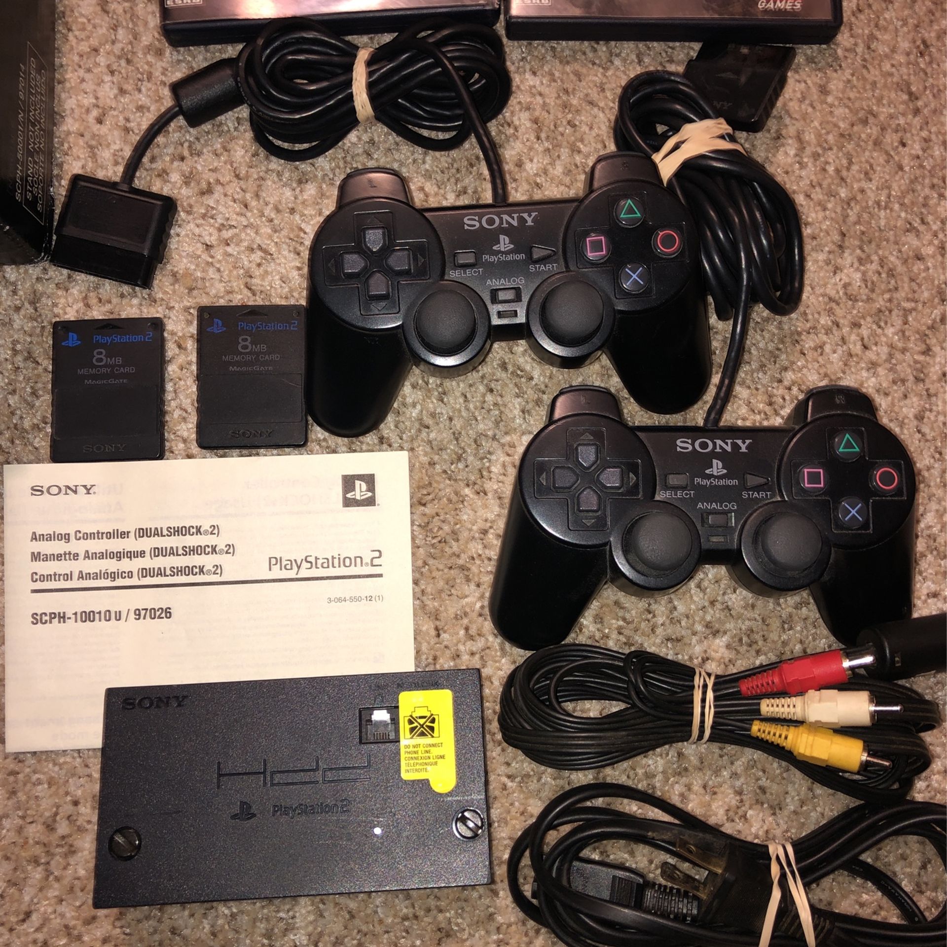 PlayStation 3 bundle or individual items - hardware backwards compatible  with PS2, PS2 memory card adapter, controllers, many games to choose from.  for Sale in Corral De Tie, CA - OfferUp