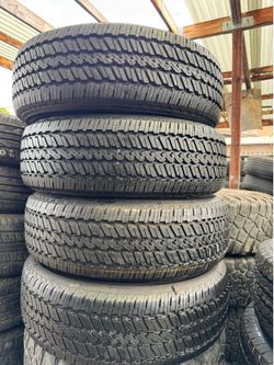 245/70r17 General tires semi nuevas con 99% de Vida las 4