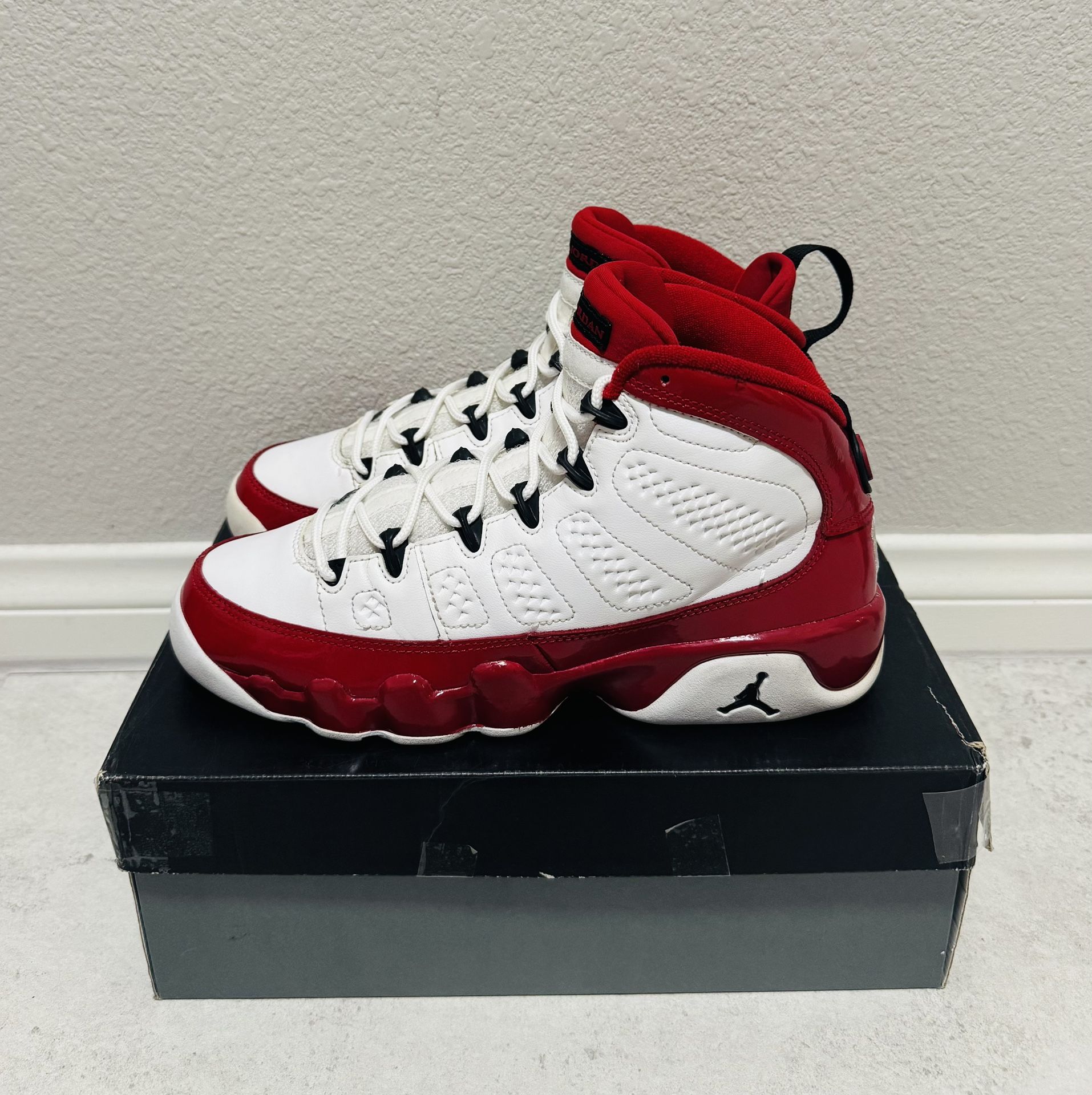 Jordan 9 Retro ‘White Gym Red’ 2019 Sz 6Y