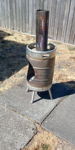 Keg fire pit