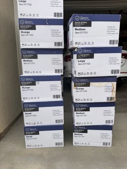 Black Nitrile Gloves