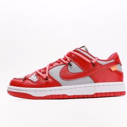 Nike Dunk Low Off White University Red 5