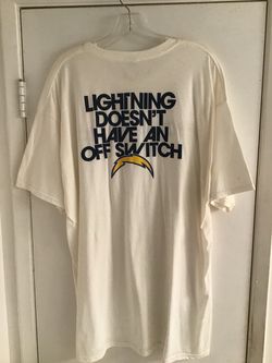 L.A. Chargers "Lightning Doesn't Have An Off Switch"...(New)...(XL)...