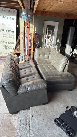 L COUCH LEATHER
