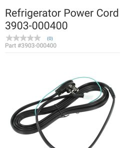 Refrigerator Power Cord