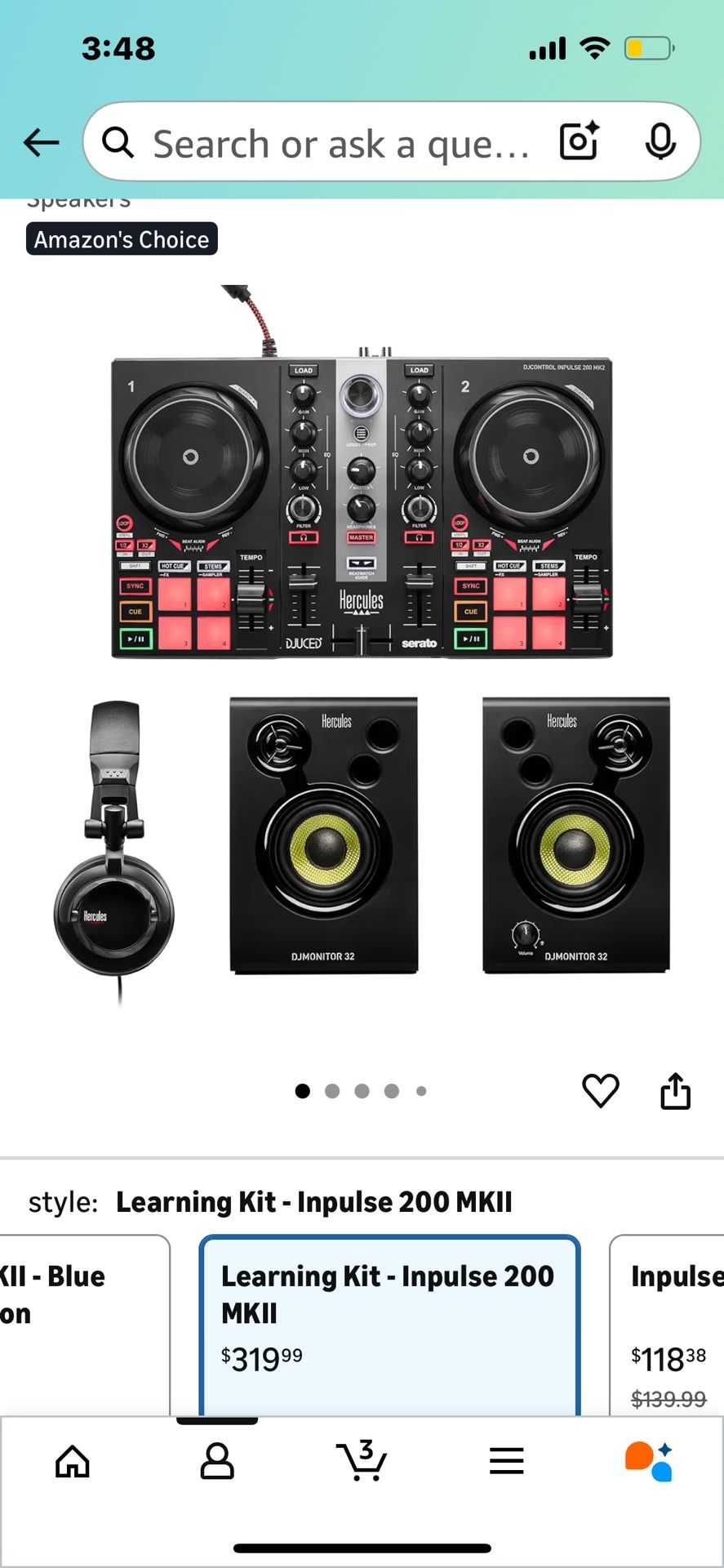 Hercules DJ Learning Kit