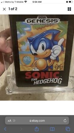 Rare Sonic Sega Game
