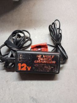 12 Volt Quick Charger power wheels fisher price