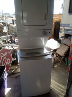 All Electric Whirlpool stackable washer and  dryer