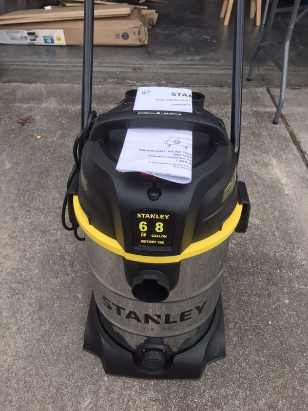 Stanley Wet/Dry Vacuum 8 Gallon 6HP