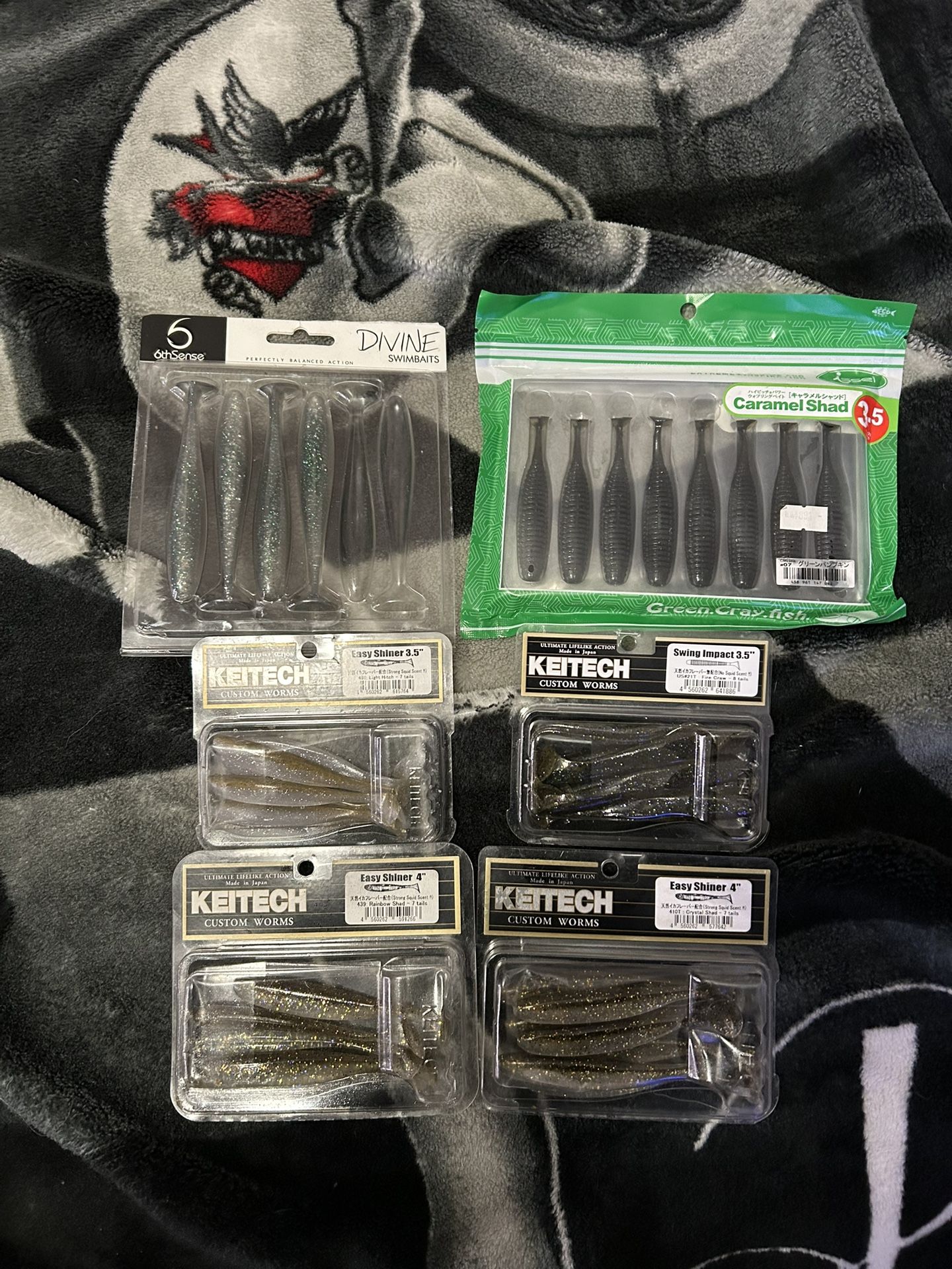 Bass Fishing Swim baits Gloomis Shimano Phenix 