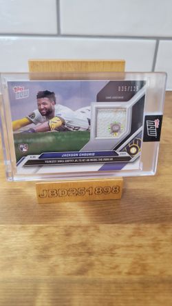 2024 TOPPS NOW GAME-USED BASE RELIC #349A JACKSON CHOURIO ROOKIE /125