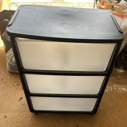 3 Drawer Plastic Organizer 