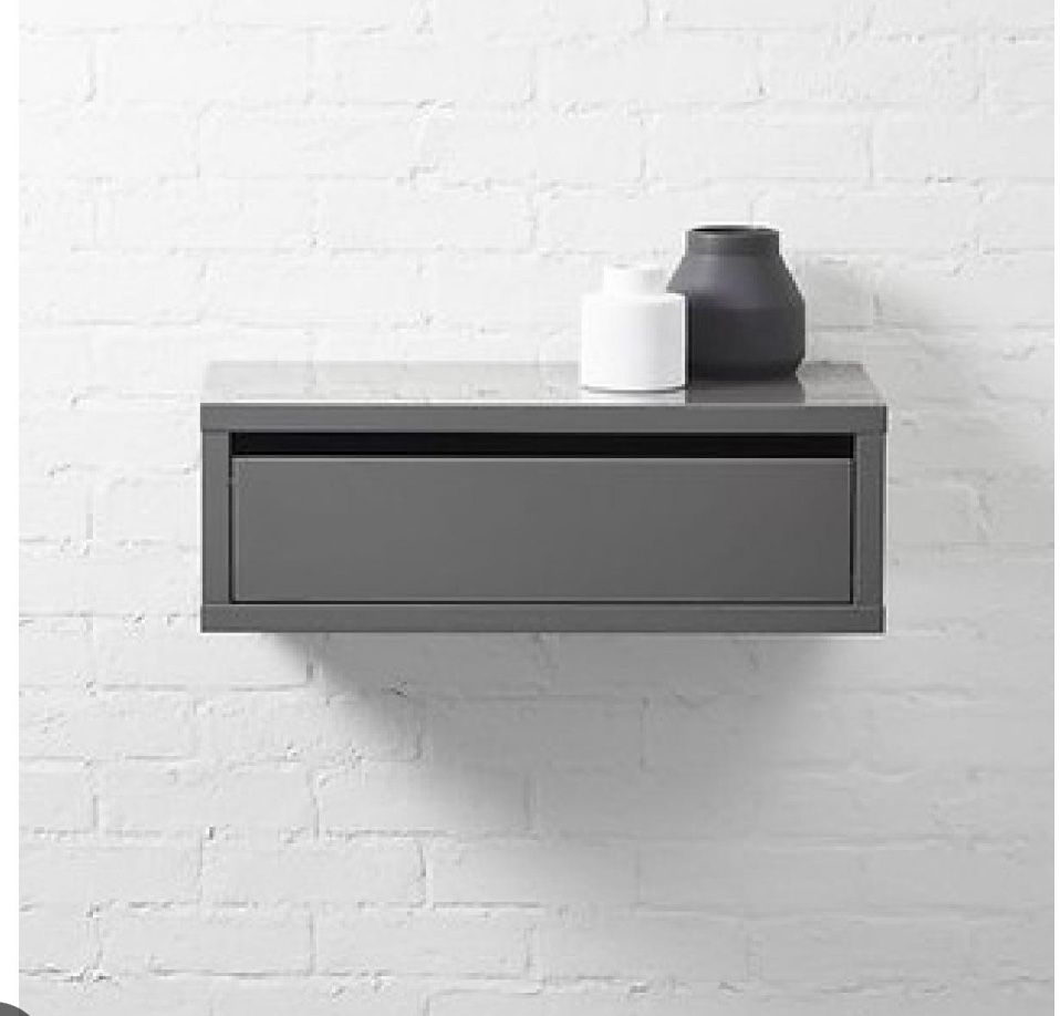 Two CB2 Floating Shelves / Nightstands