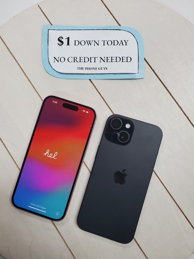 Apple Iphone 15 5G -PAYMENTS AVAILABLE FOR AS LOW AS $1 DOWN - NO CREDIT NEEDED